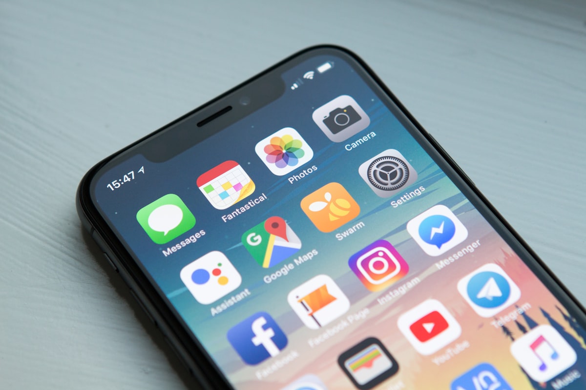 Custom mobile app displayed on an iPhone and Android phone side by side